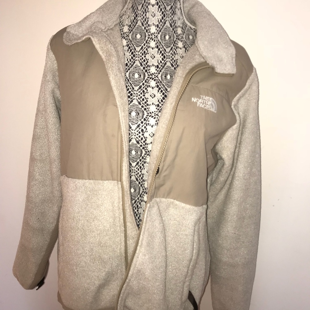 North face tan fleece